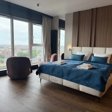 Sauna Jacuzzi River View Quorum Apartment Wroclaw Exterior photo